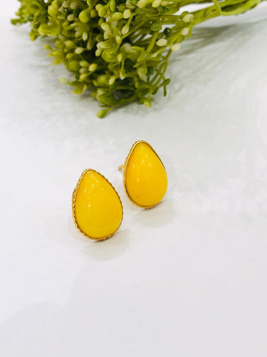 Yellow Drop Earrings